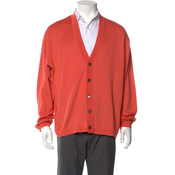 Maus & Hoffman Knit Cardigan Made in USA Size Large - Picture 1 of 9